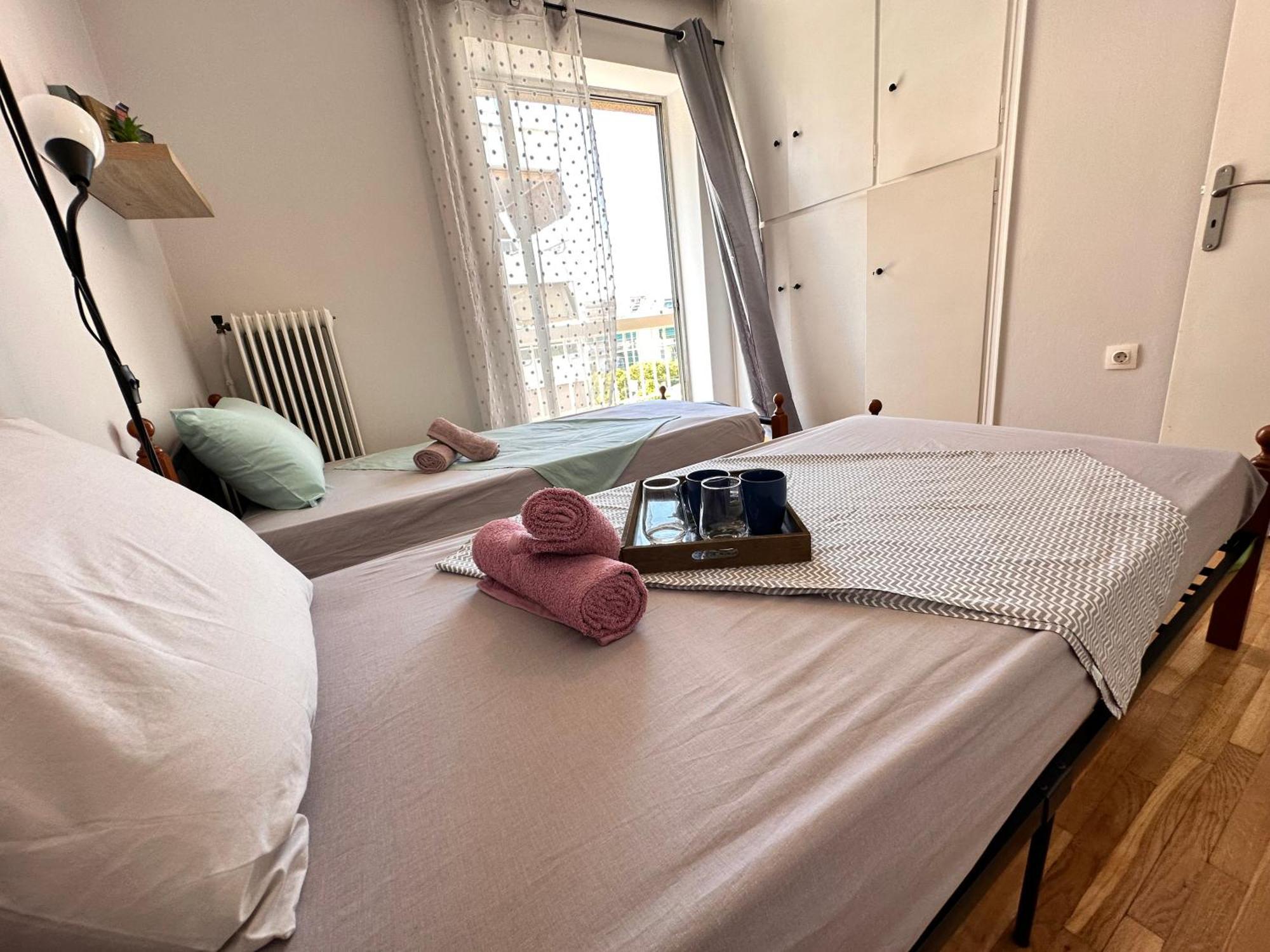 Ano Patisia Cosy Apartment II アテネ エクステリア 写真